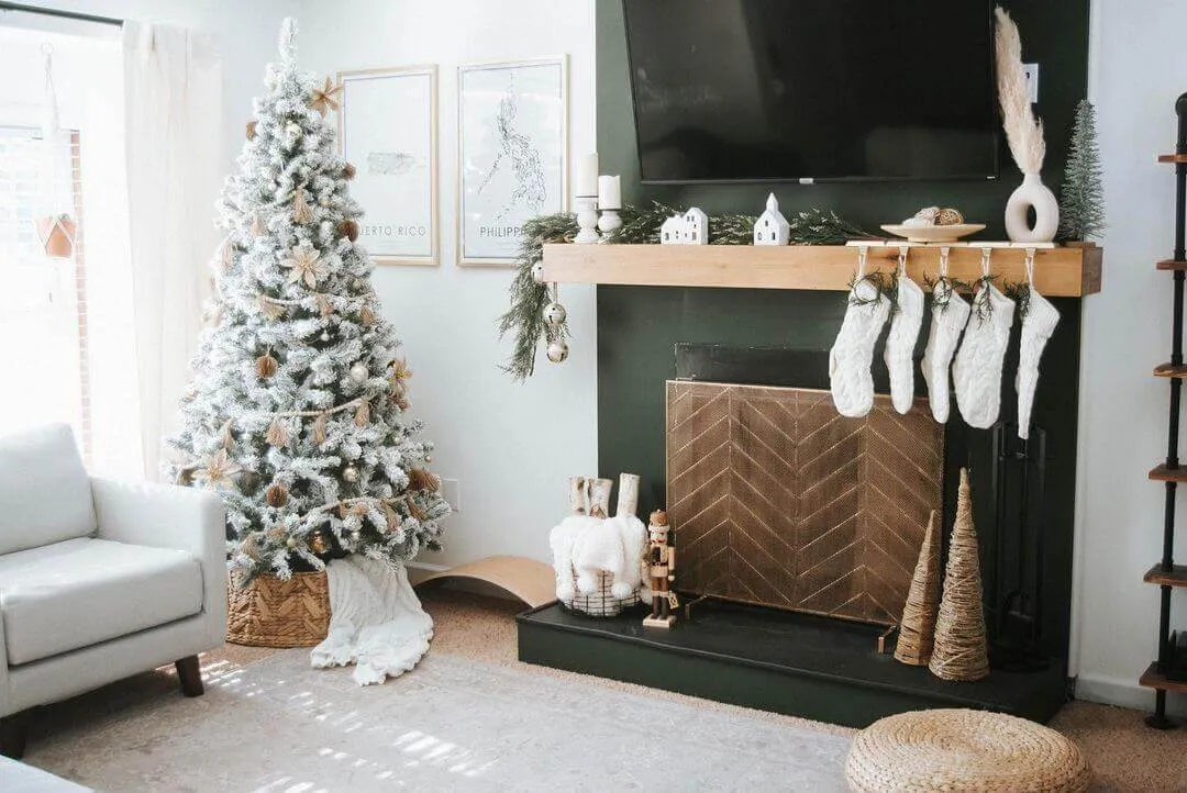 10' Prince Flock® Artificial Christmas Tree Unlit