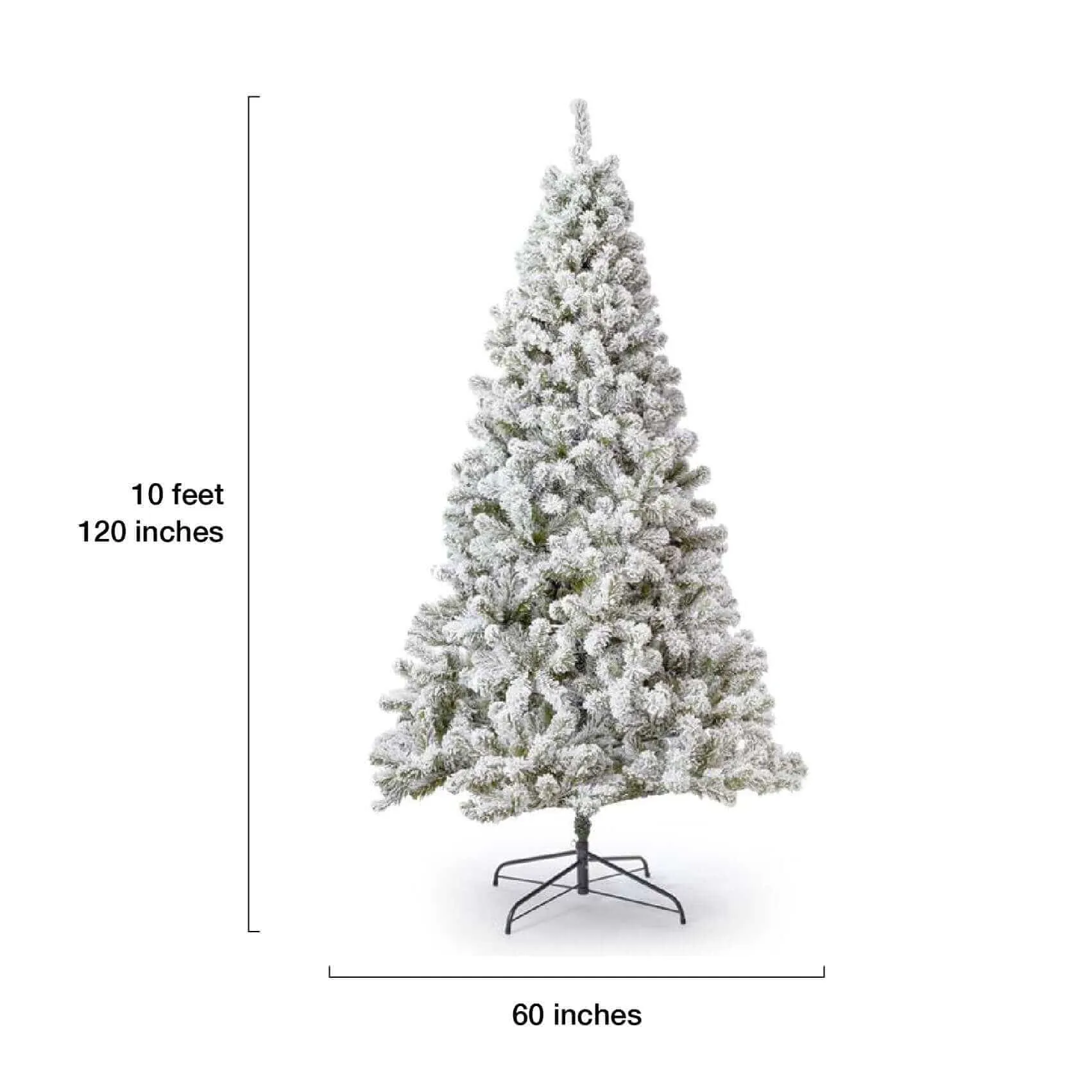 10' Prince Flock® Artificial Christmas Tree Unlit