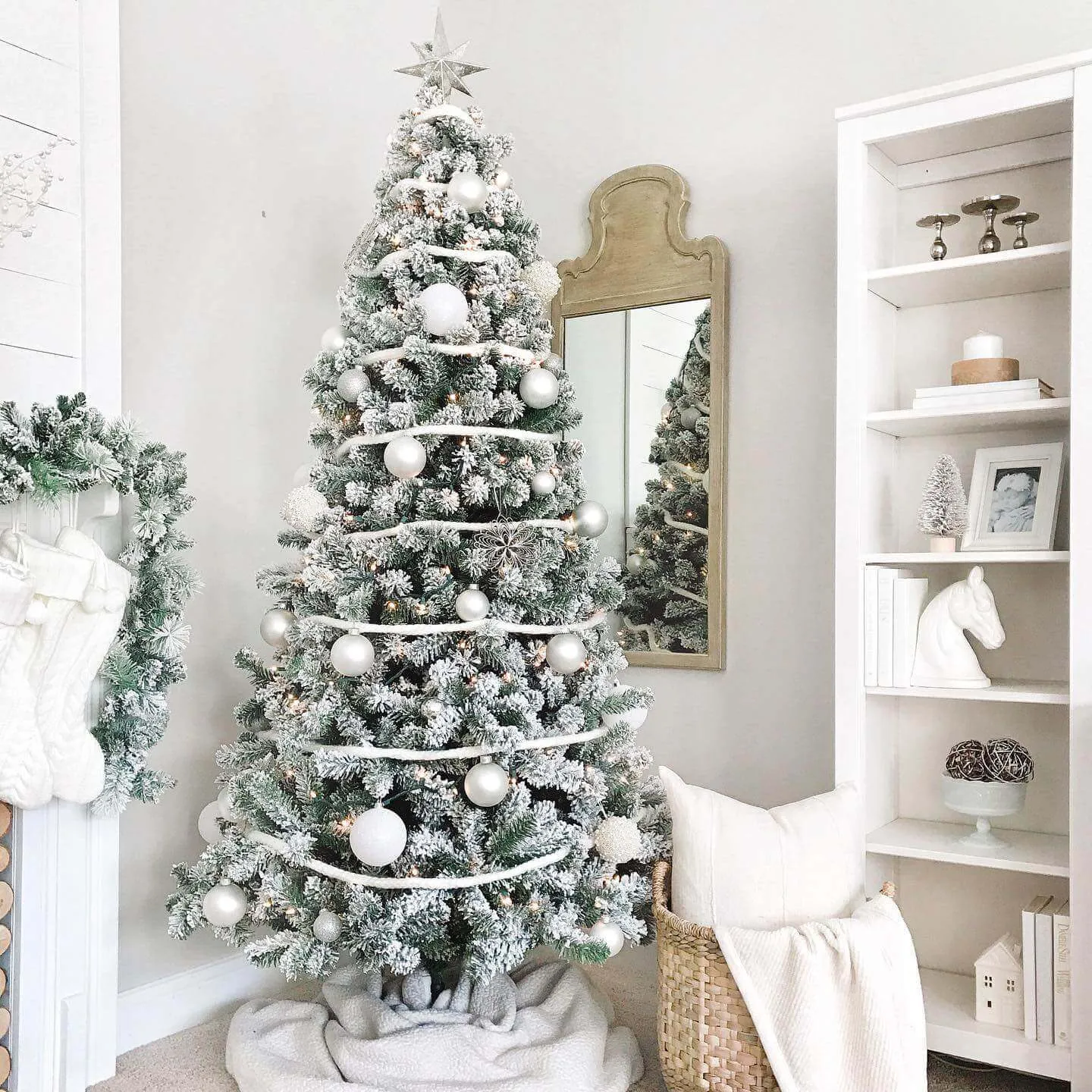 10' Prince Flock® Artificial Christmas Tree Unlit