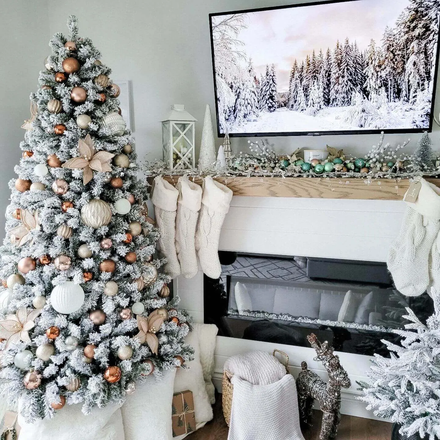 10' Prince Flock® Artificial Christmas Tree Unlit
