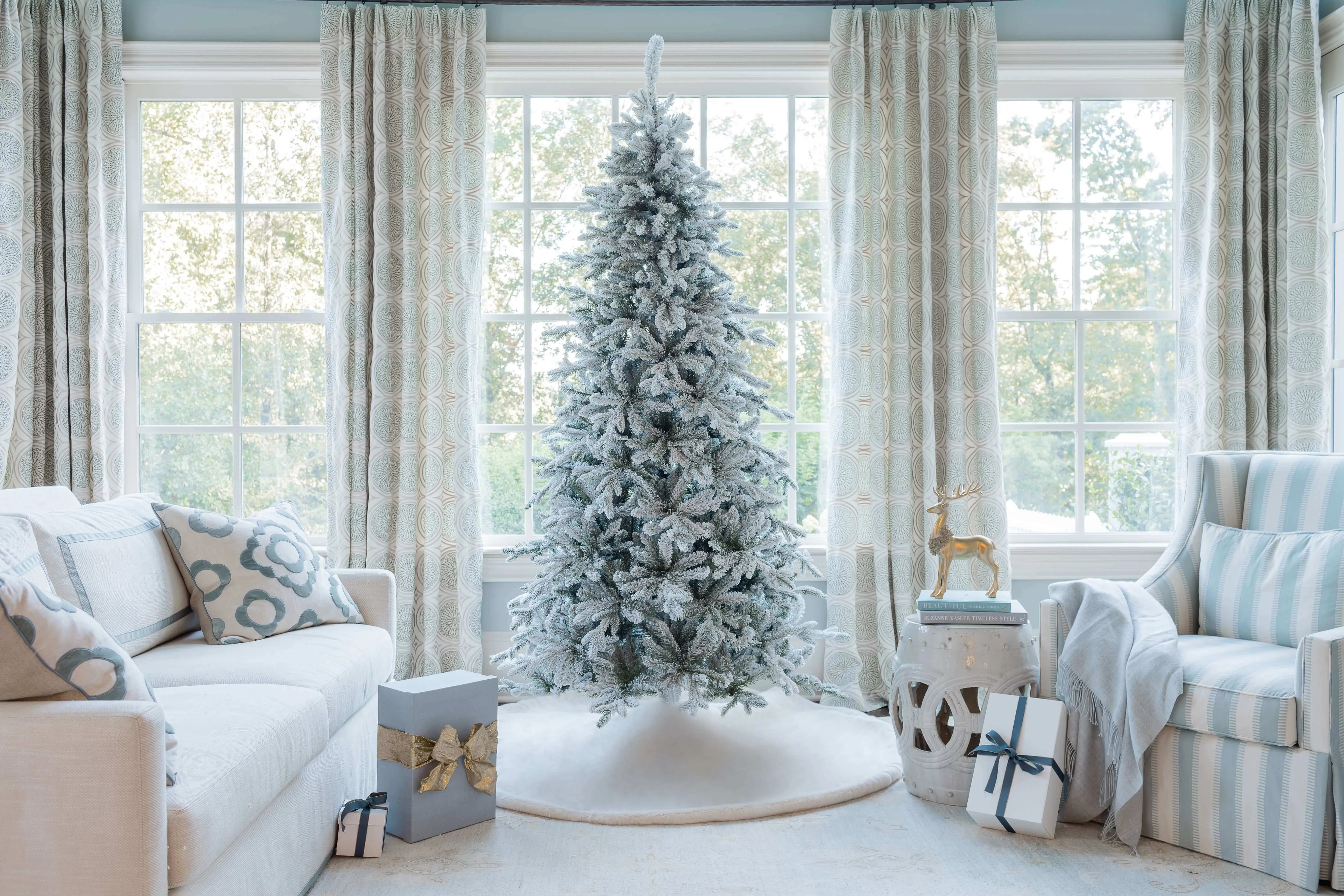 6.5' Queen Flock® Slim Tree Unlit - OPEN BOX - FINAL SALE