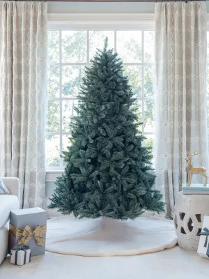 7' Tribeca Spruce Blue Tree with Warm White LED Lights - OPEN BOX - FINAL SALE