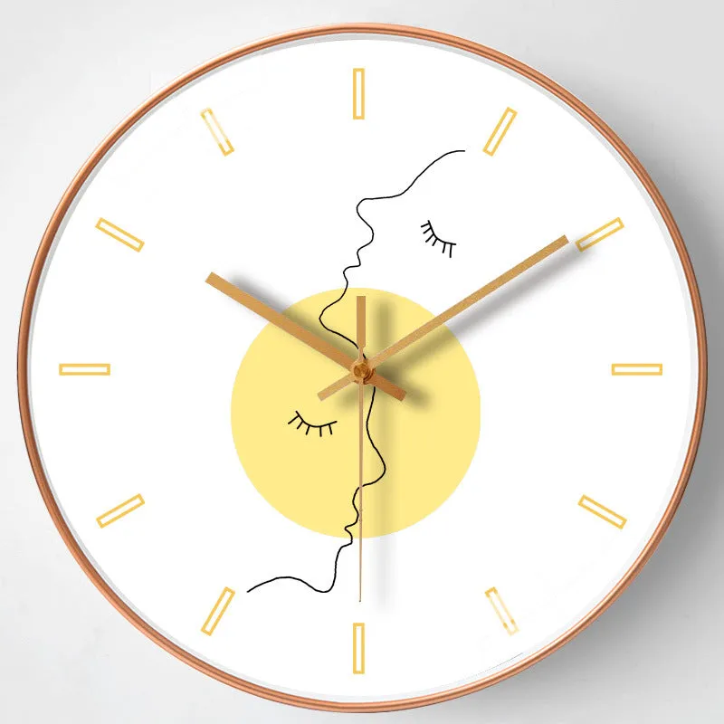 8-Inch Minimalist Silent Wall Clock