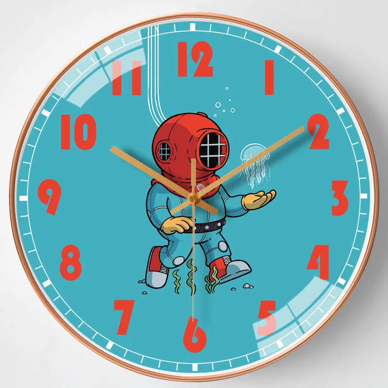8-Inch Minimalist Silent Wall Clock