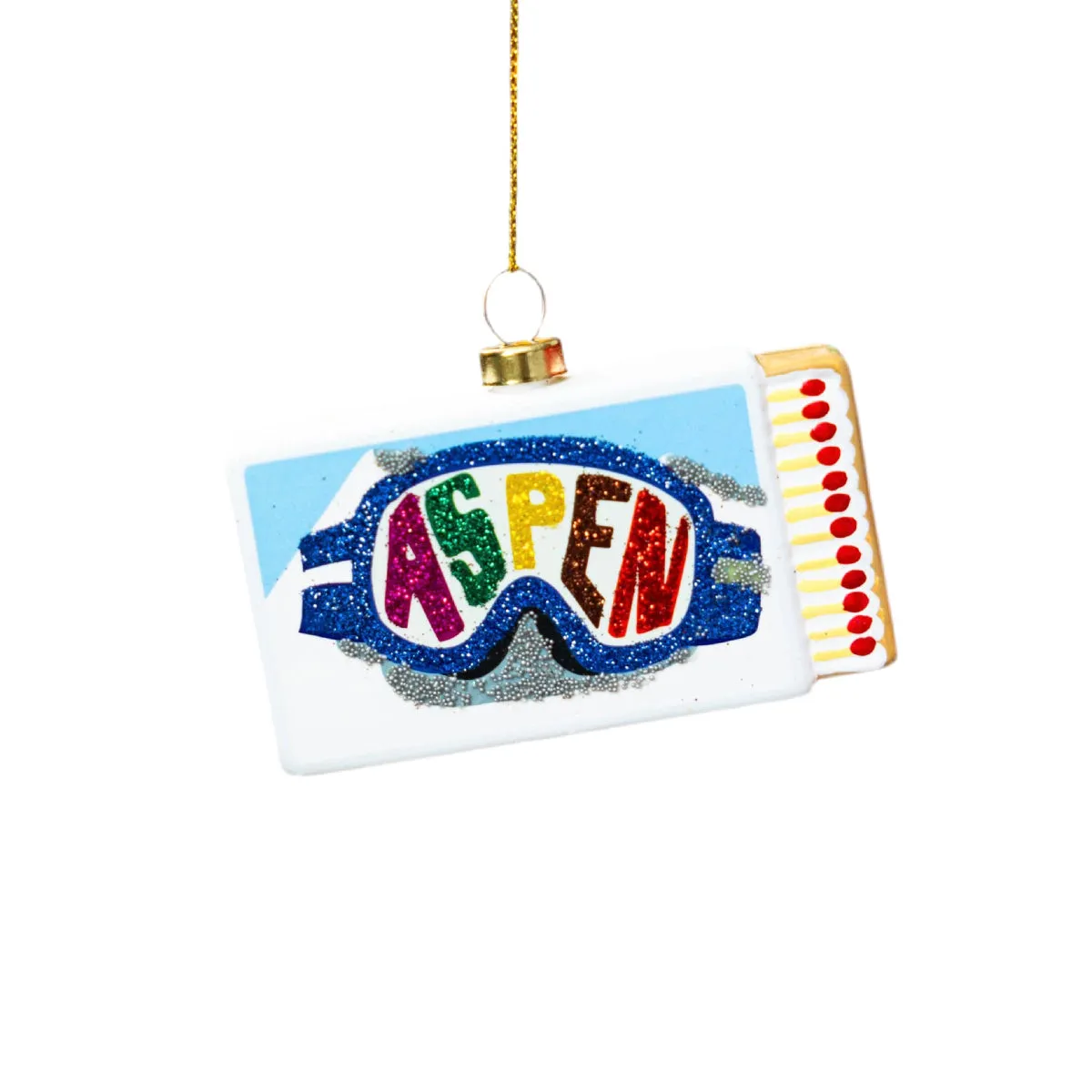 Aspen Matchbook Ornament 3.5"