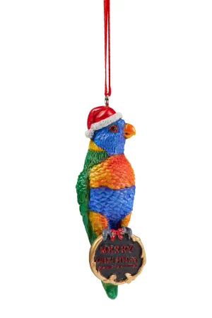 Australian Christmas Rainbow Lorikeet