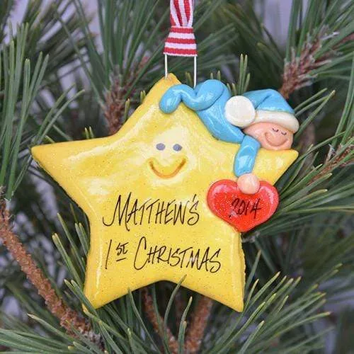 Baby Star Christmas Ornament