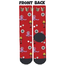 Chicken And Klink Holiday Crew Socks