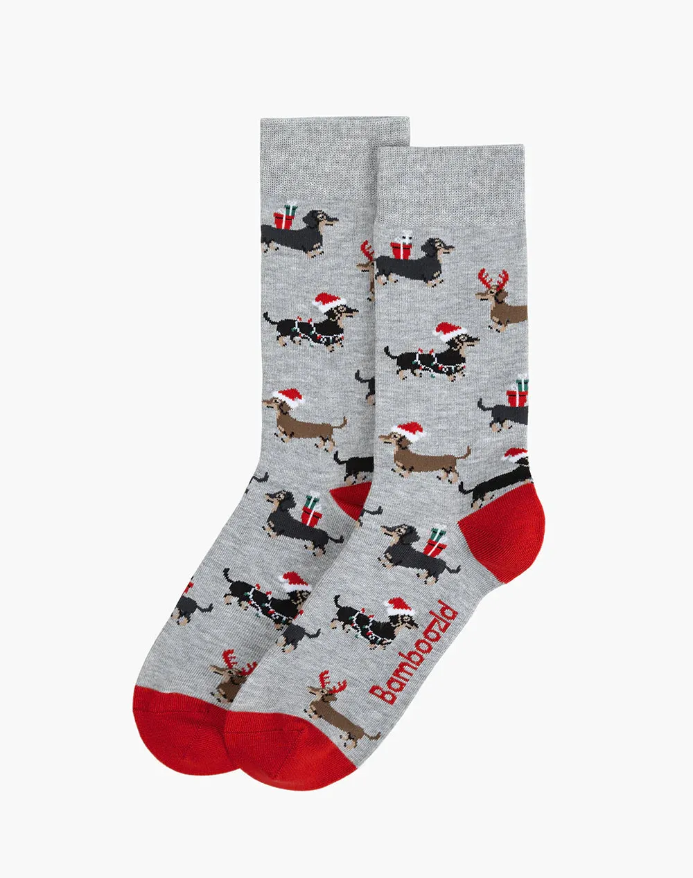 Christmas Ho Ho Ho Dash | Mens Bamboo Sock Card