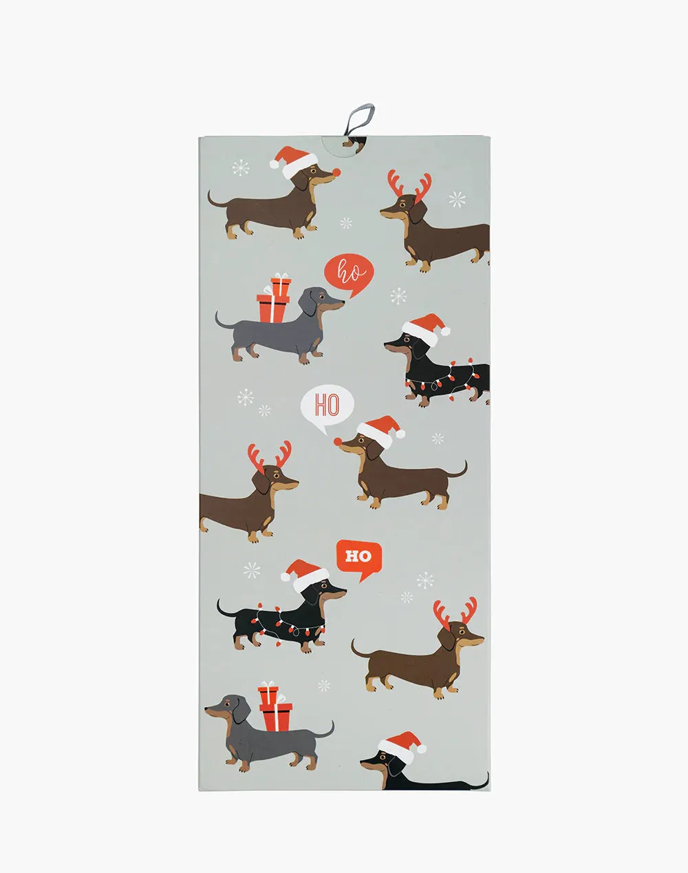 Christmas Ho Ho Ho Dash | Mens Bamboo Sock Card
