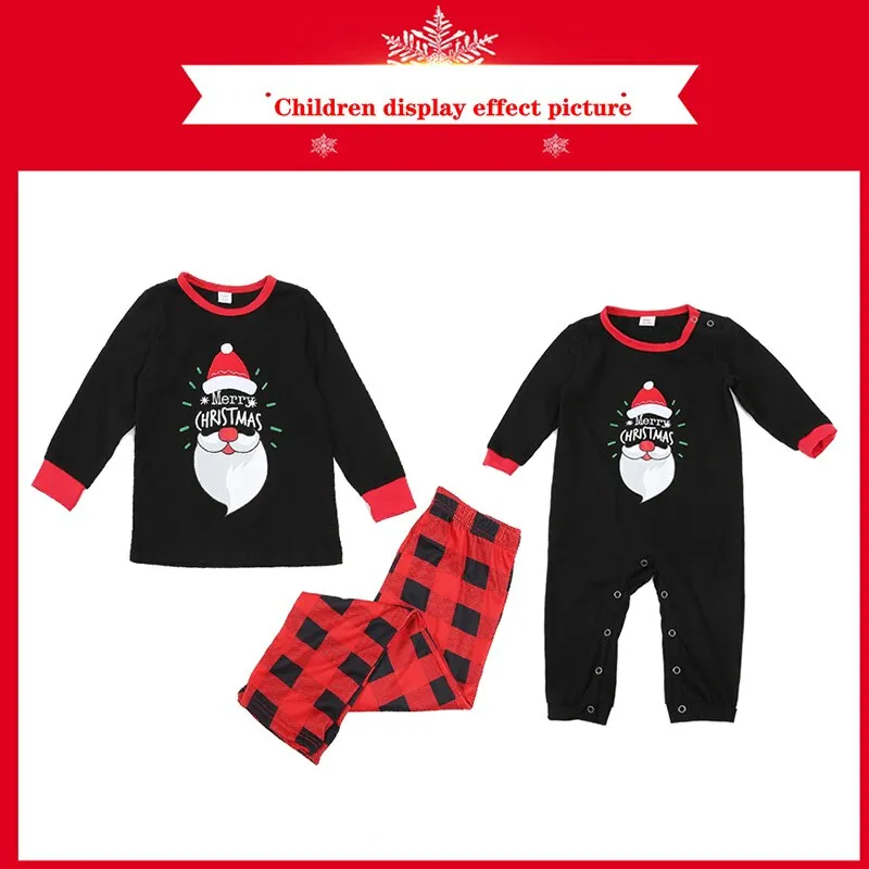 Christmas Matching Family Pyjamas Pajamas For Familes  Matching Outfit Santa Claus Costume sleepwear