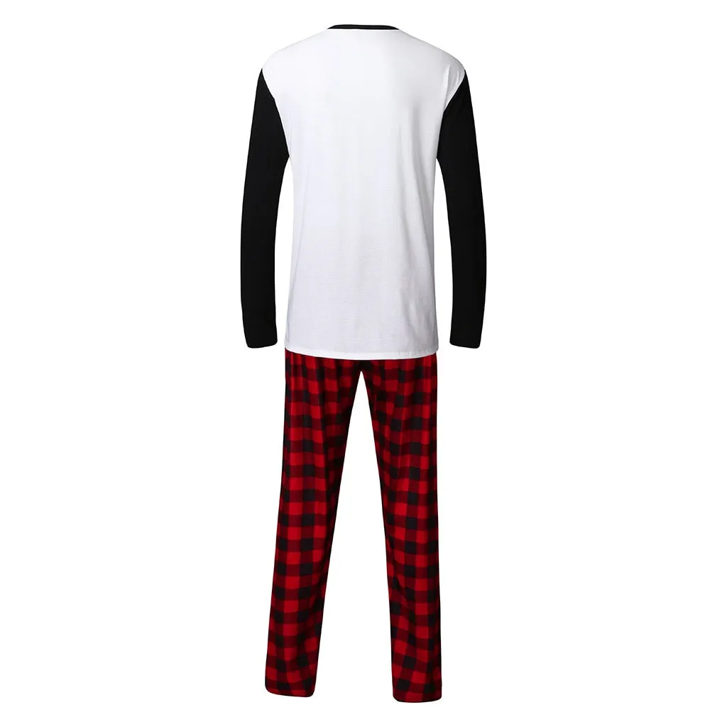 Christmas Pajamas Matching Family Pyjamas New Year Winter Cotton Pajamas Mother Daughter  Clothing Mom Daddy Baby Look Set