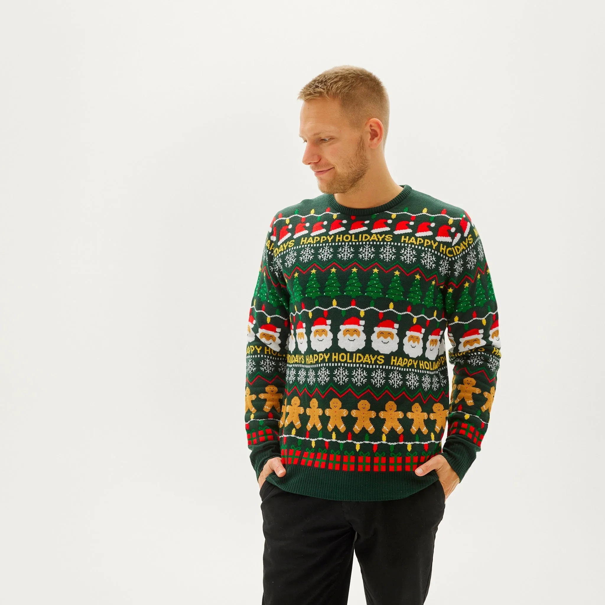 Christmas Sweater with a Vibe - Herre