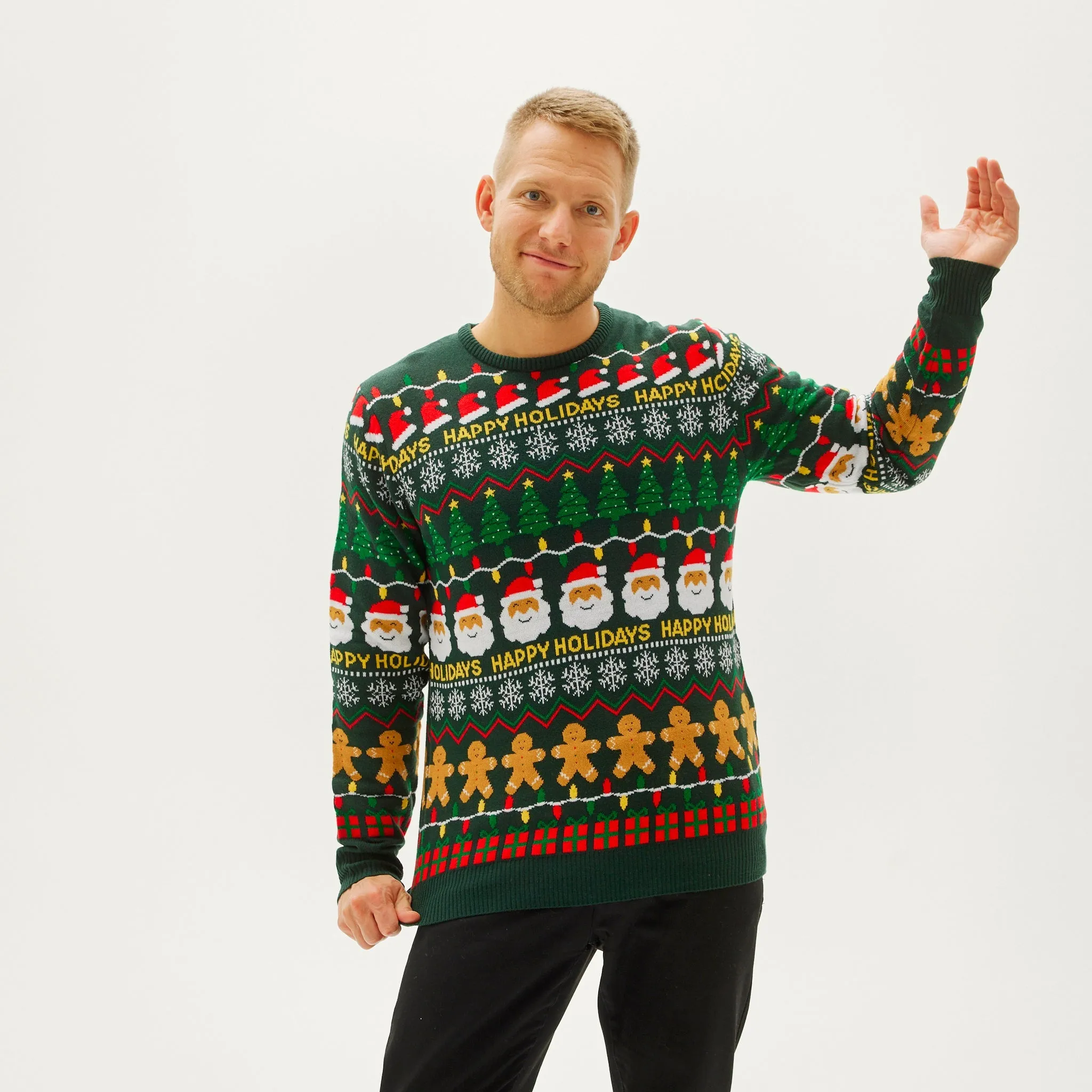 Christmas Sweater with a Vibe - Herre