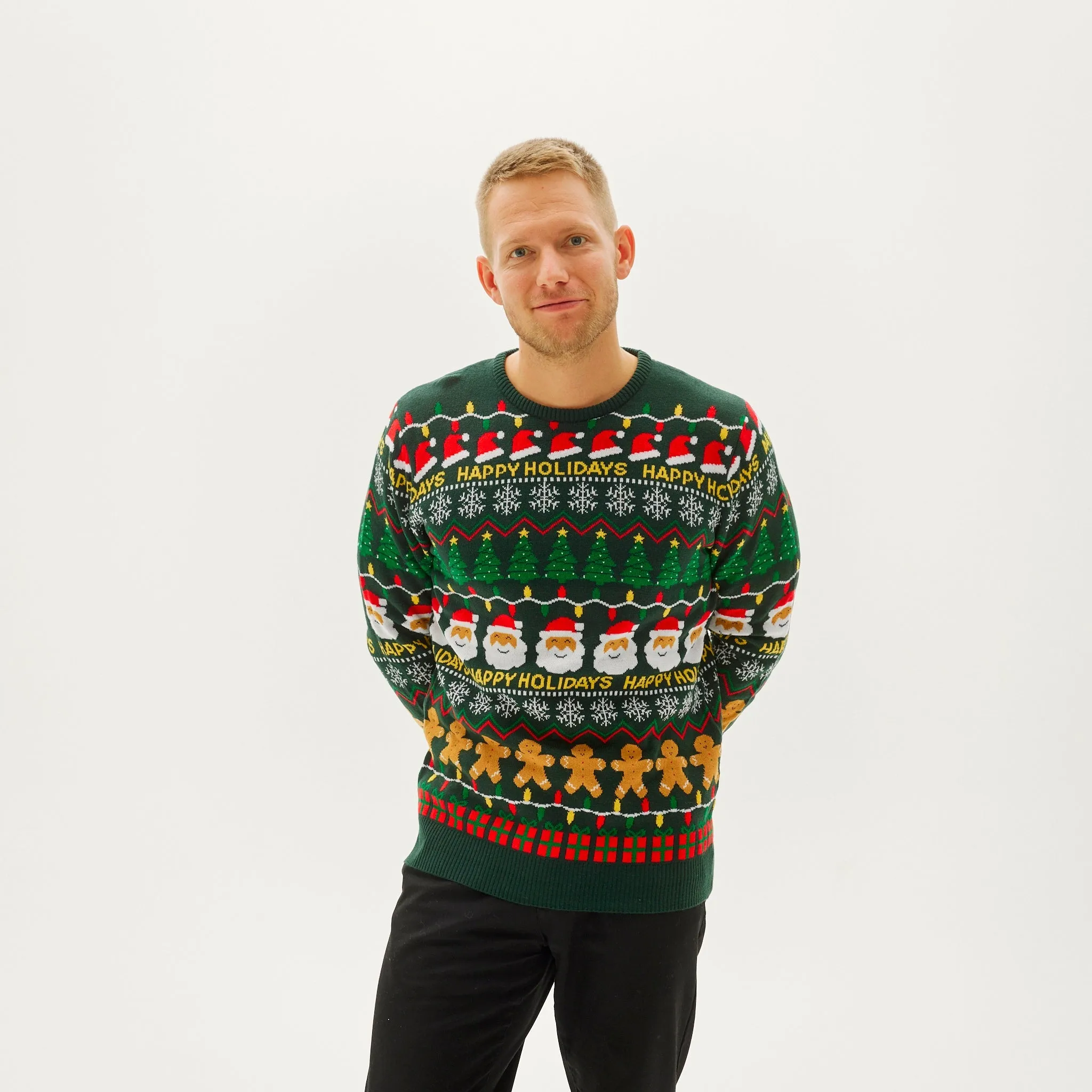 Christmas Sweater with a Vibe - Herre
