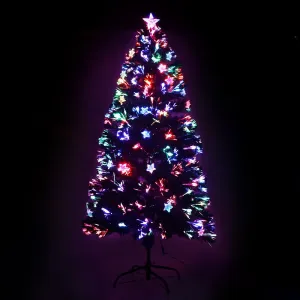 Christmas Tree 1.2M LED Xmas trees with Lights Multi Colour