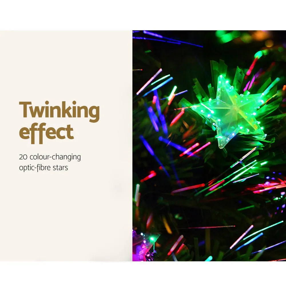 Christmas Tree 1.2M LED Xmas trees with Lights Multi Colour