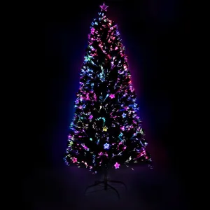 Christmas Tree 1.8M LED Xmas trees with Lights Multi Colour