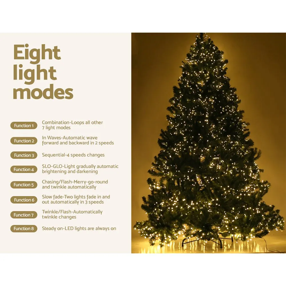 Christmas Tree 1.8M Xmas Tree with 1980 LED Lights Warm White