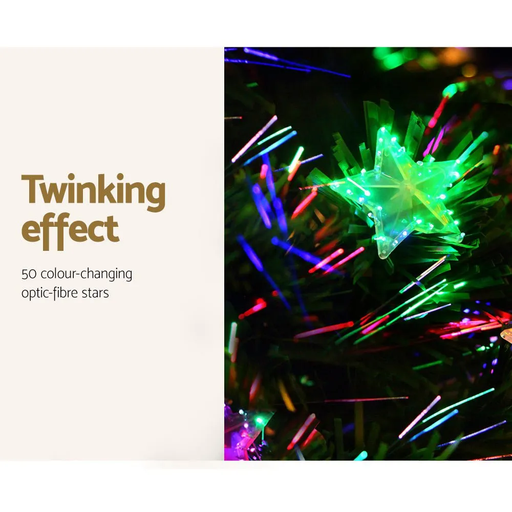 Christmas Tree 2.1M LED Xmas trees with Lights Multi Colour