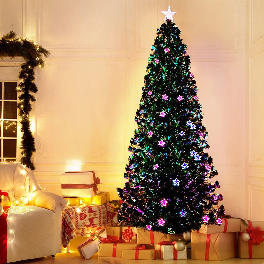 Christmas Tree 2.1M LED Xmas trees with Lights Multi Colour