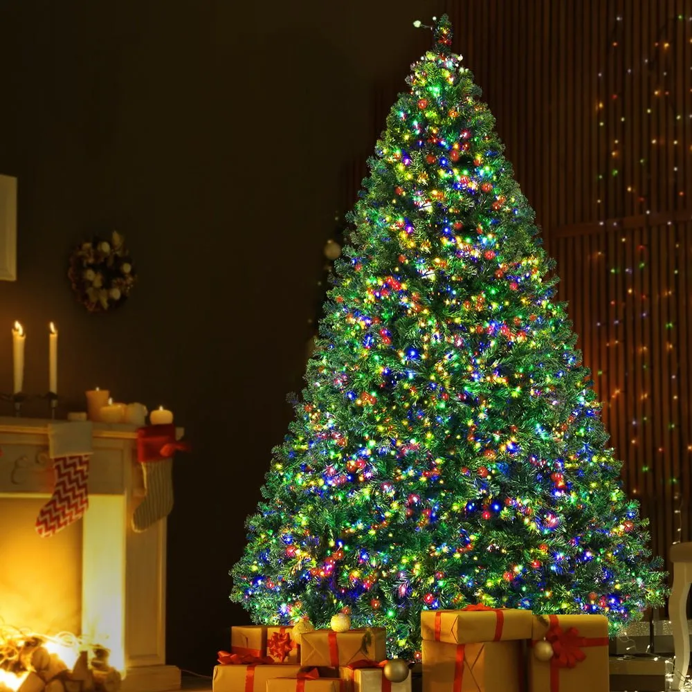 Christmas Tree 2.4M Xmas Tree with 3190 LED Lights Multi Colour