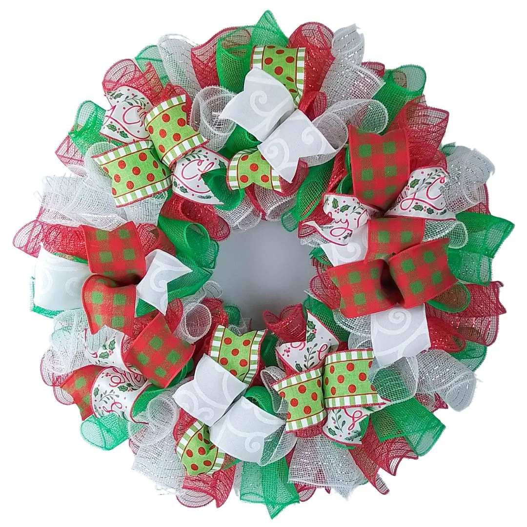 Christmas Tree Bows | Lime Green Present Bow | Red Tree Bow