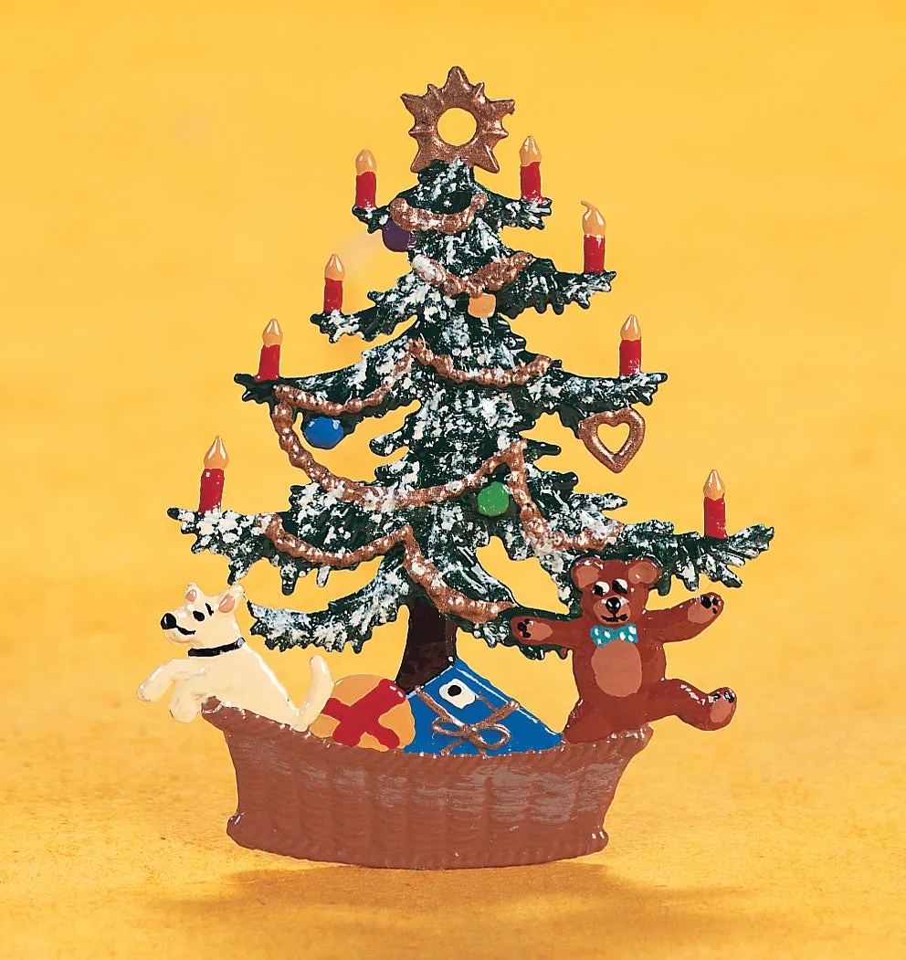 Christmas Tree Ornament in Bavarian Pewter