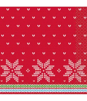 Christmas Ugly Sweater Beverage Napkins | 16ct
