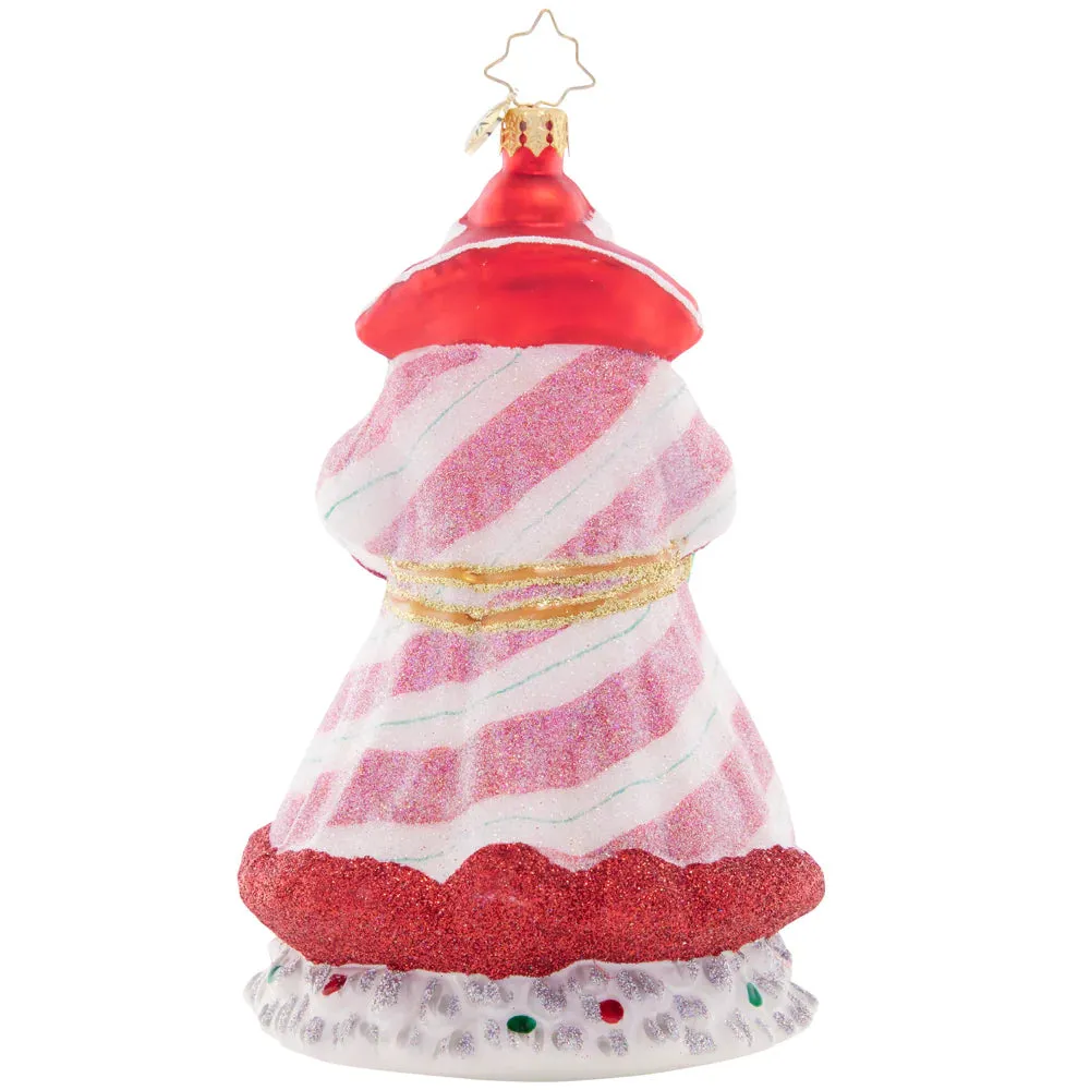 Christopher Radko - Peppermint Sparkle Nicholas Ornament