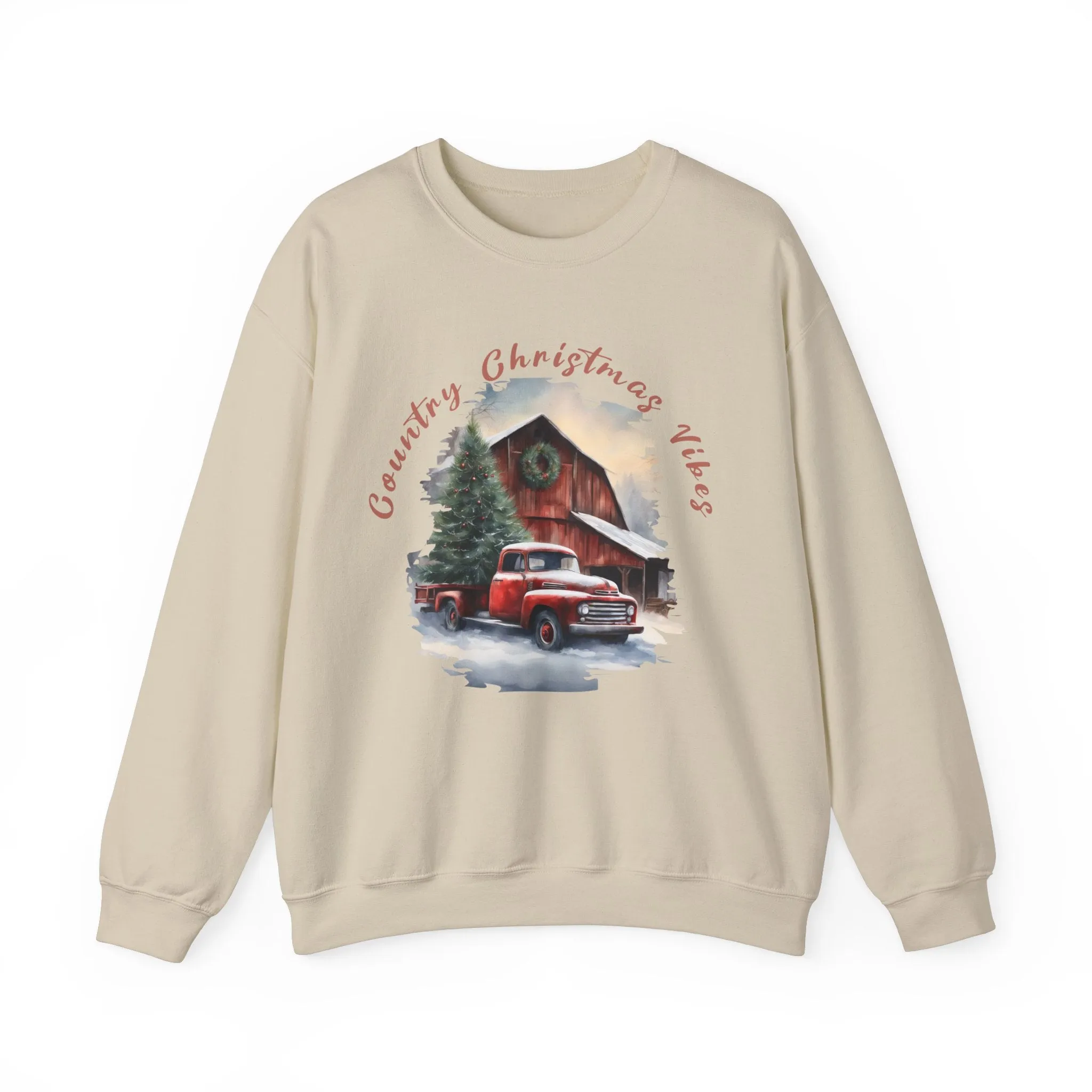 Country Christmas Vibes Sweatshirt, Country Sweater, Christmas Sweater