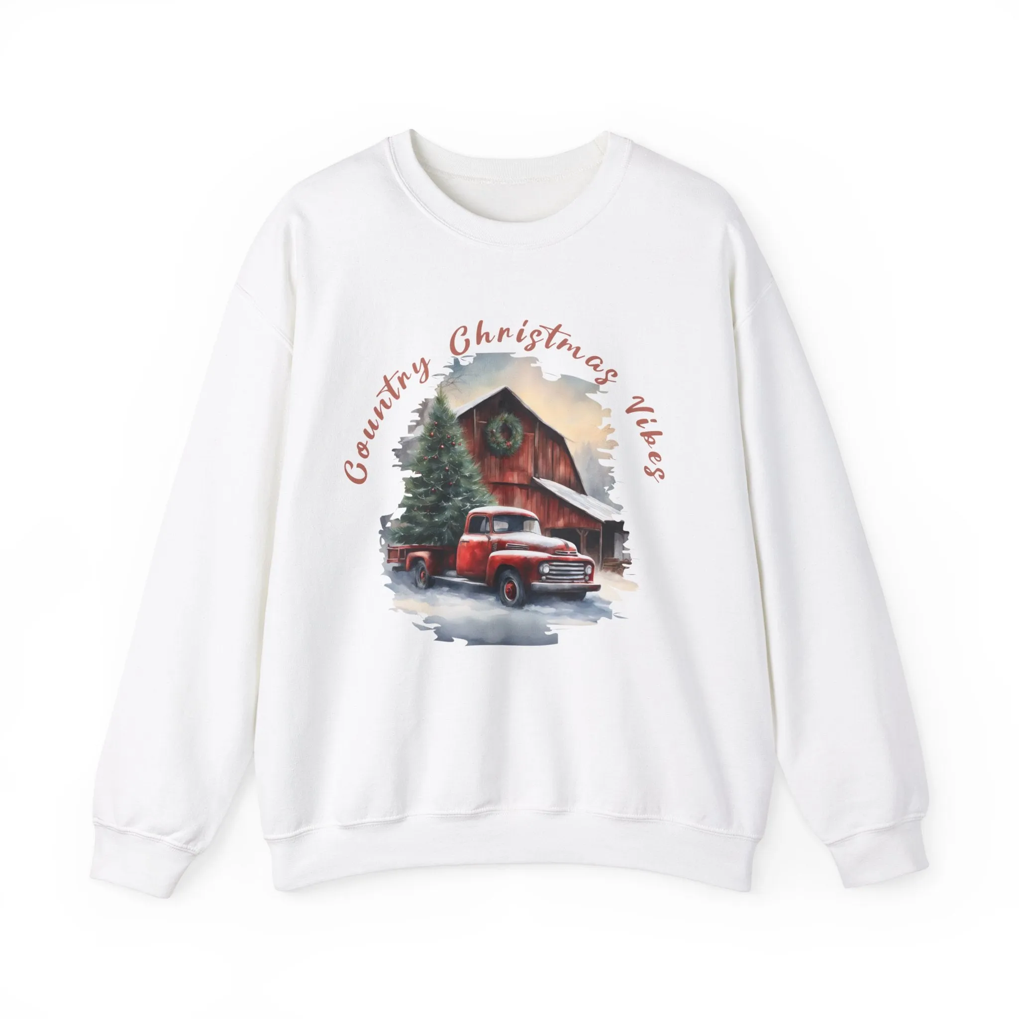 Country Christmas Vibes Sweatshirt, Country Sweater, Christmas Sweater