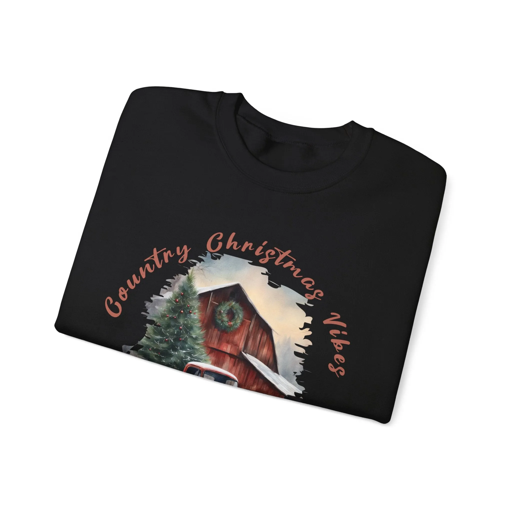 Country Christmas Vibes Sweatshirt, Country Sweater, Christmas Sweater