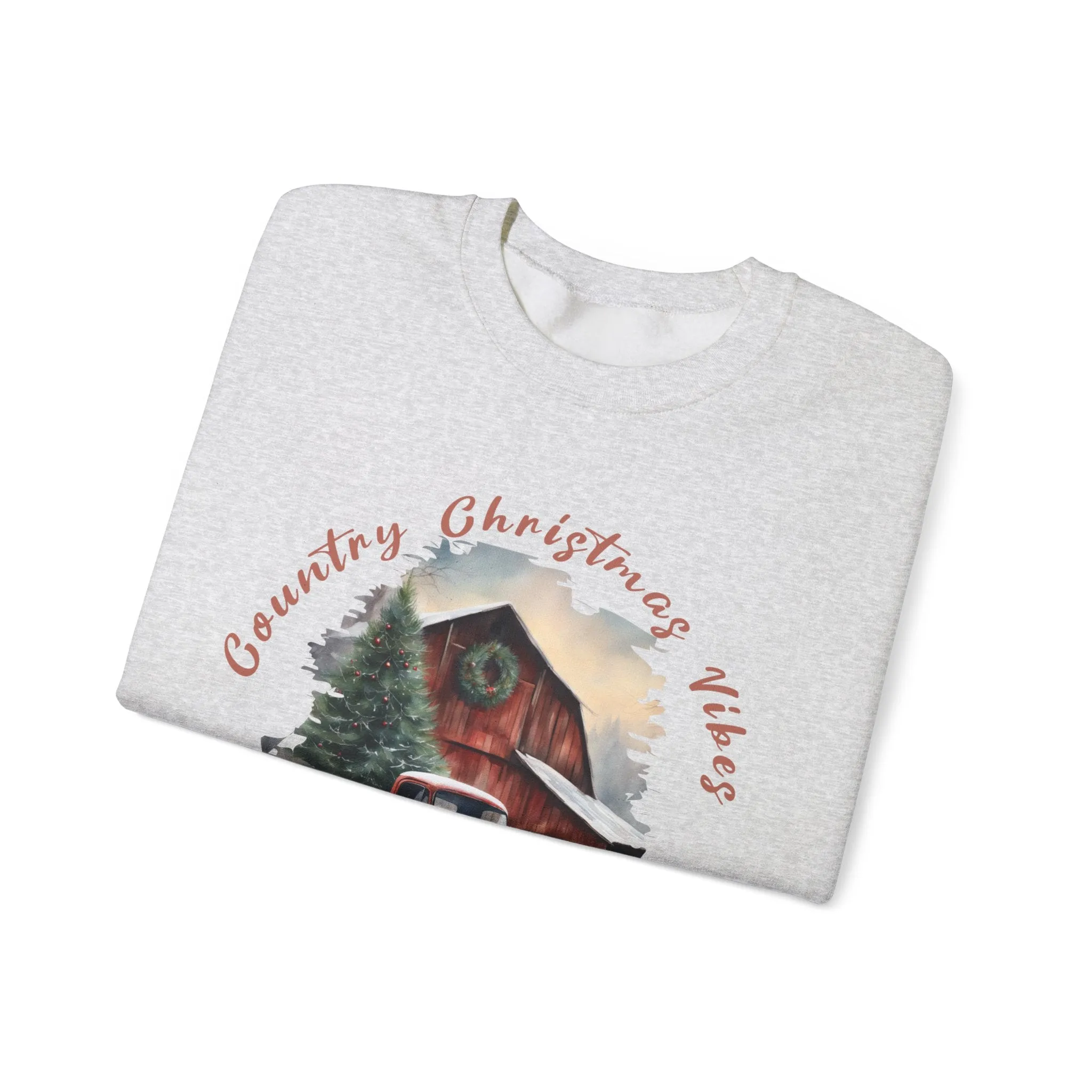 Country Christmas Vibes Sweatshirt, Country Sweater, Christmas Sweater