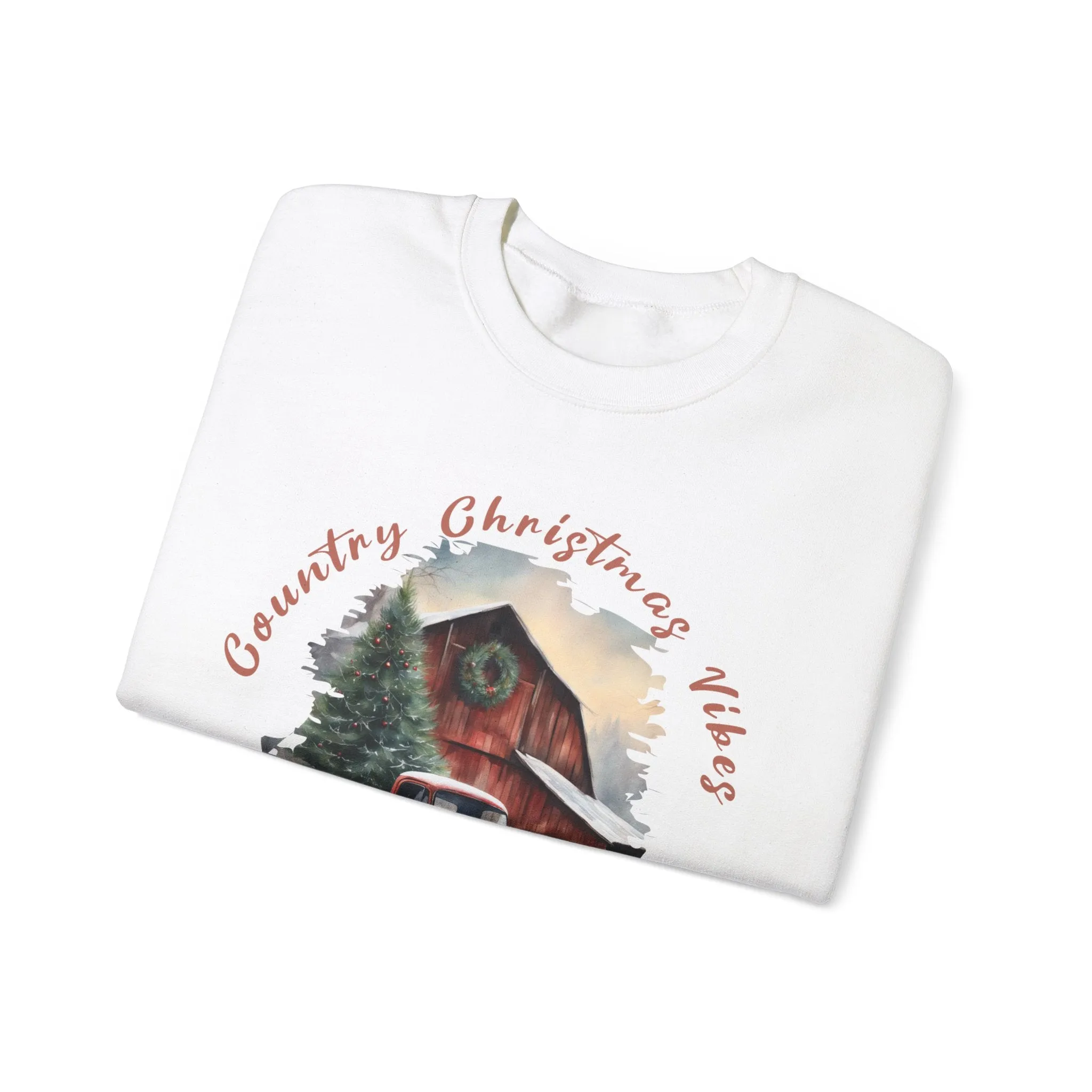 Country Christmas Vibes Sweatshirt, Country Sweater, Christmas Sweater