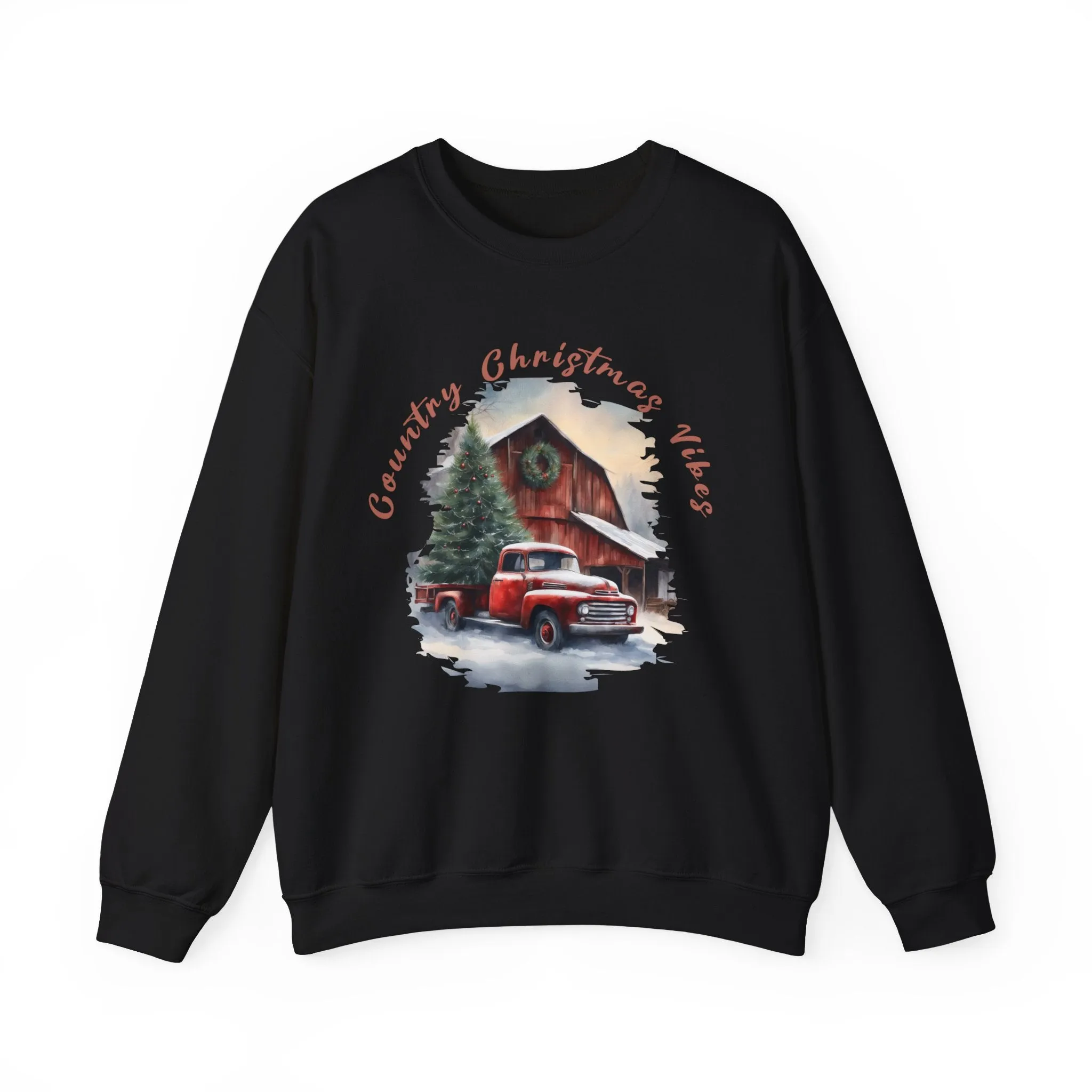 Country Christmas Vibes Sweatshirt, Country Sweater, Christmas Sweater