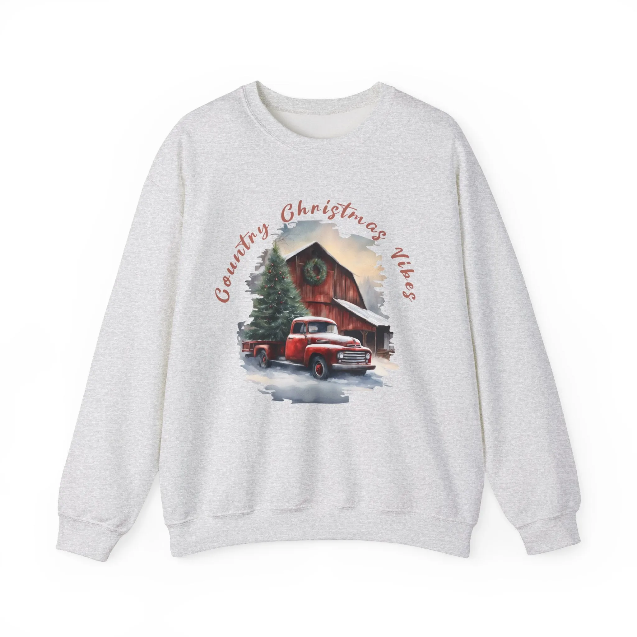 Country Christmas Vibes Sweatshirt, Country Sweater, Christmas Sweater