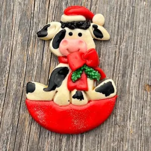 Cow Christmas Ornament