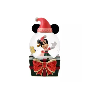 Disney Christmas Minnie Snow Globe Mini