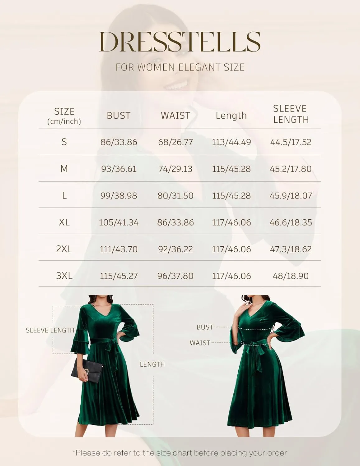 DRESSTELLS Velvet Cocktail Dress for Women, 2024 Christmas Holiday Party Long Sleeve Velour Dresses