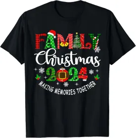 Family Christmas 2024 Matching Outfit Xmas Squad Santa Group T-Shirt