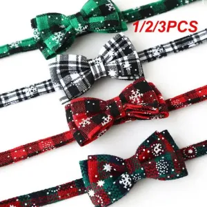 Festive Christmas Pet Collar Tie for Cats & Dogs