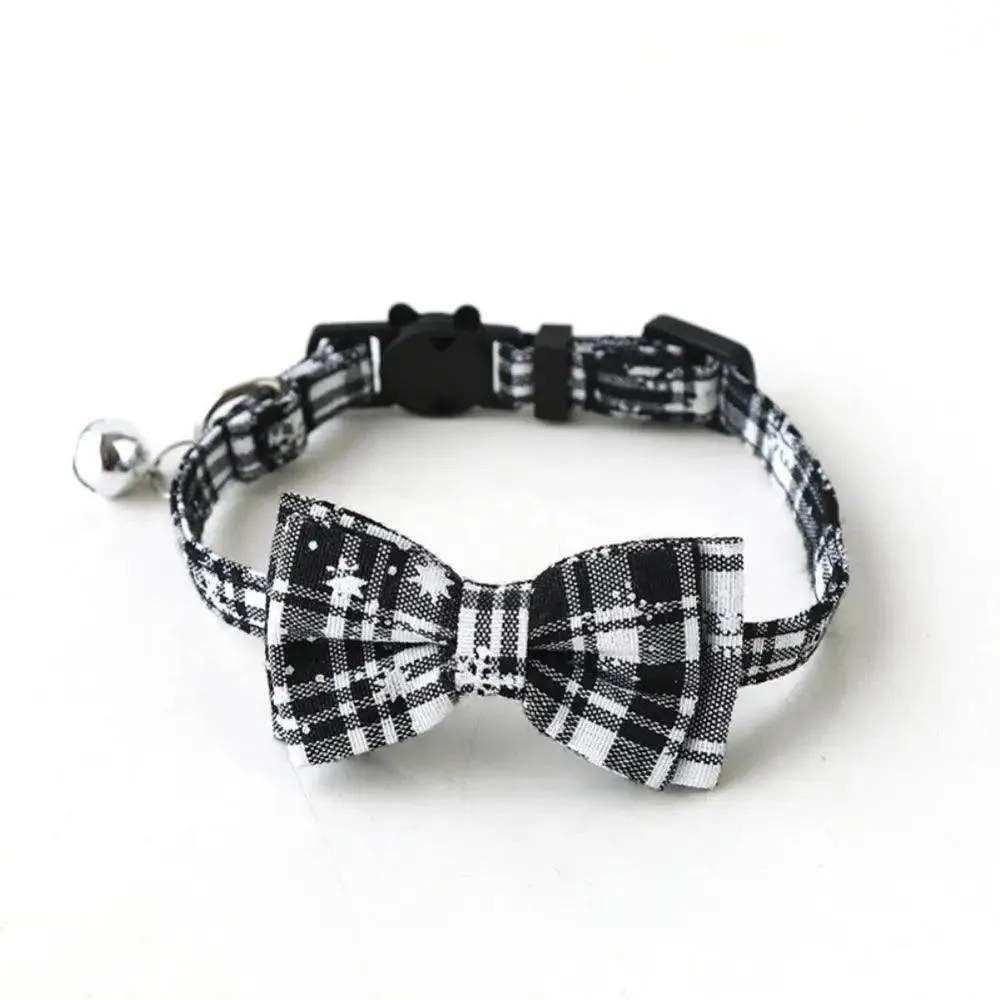 Festive Christmas Pet Collar Tie for Cats & Dogs