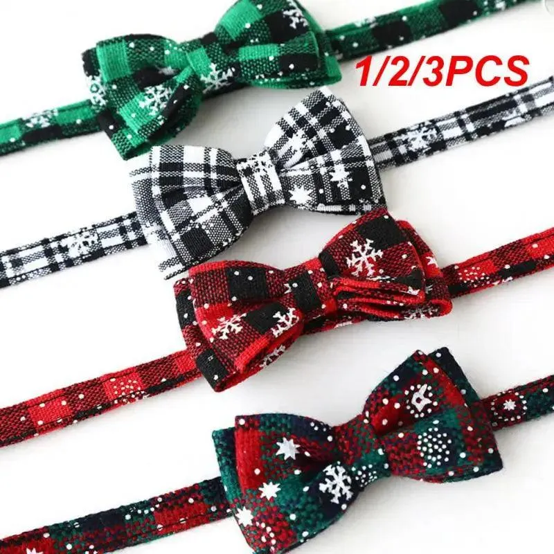 Festive Christmas Pet Collar Tie for Cats & Dogs