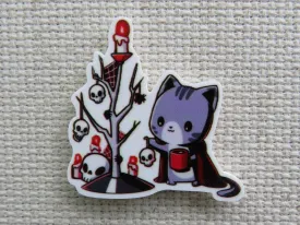 Halloween Kitty Tree Needle Minder, Cover Minder, Magnet