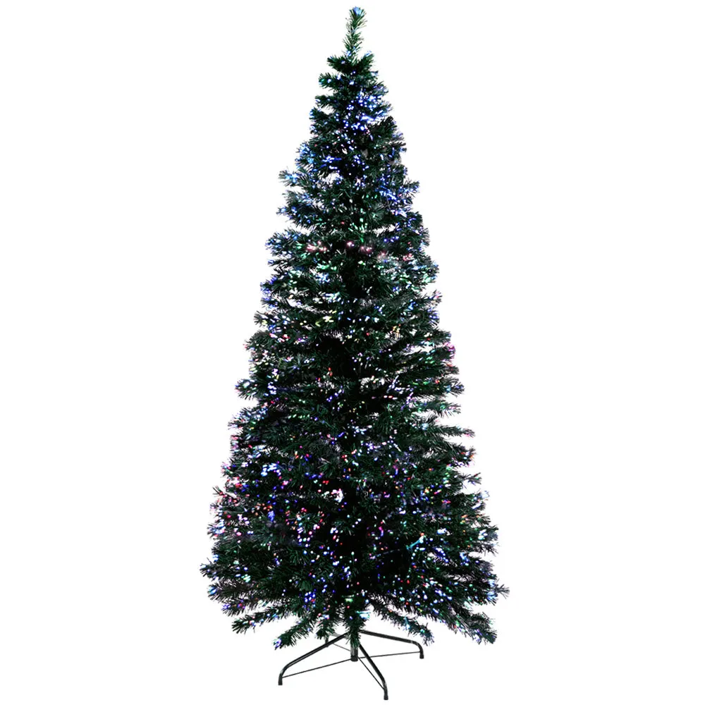Jollys Christmas Tree 1.8M LED Xmas trees Optic Fibre Multi Colour