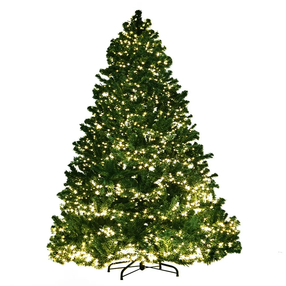 Jollys Christmas Tree 1.8M Xmas Tree 1980 LED Lights 8 Modes Warm White