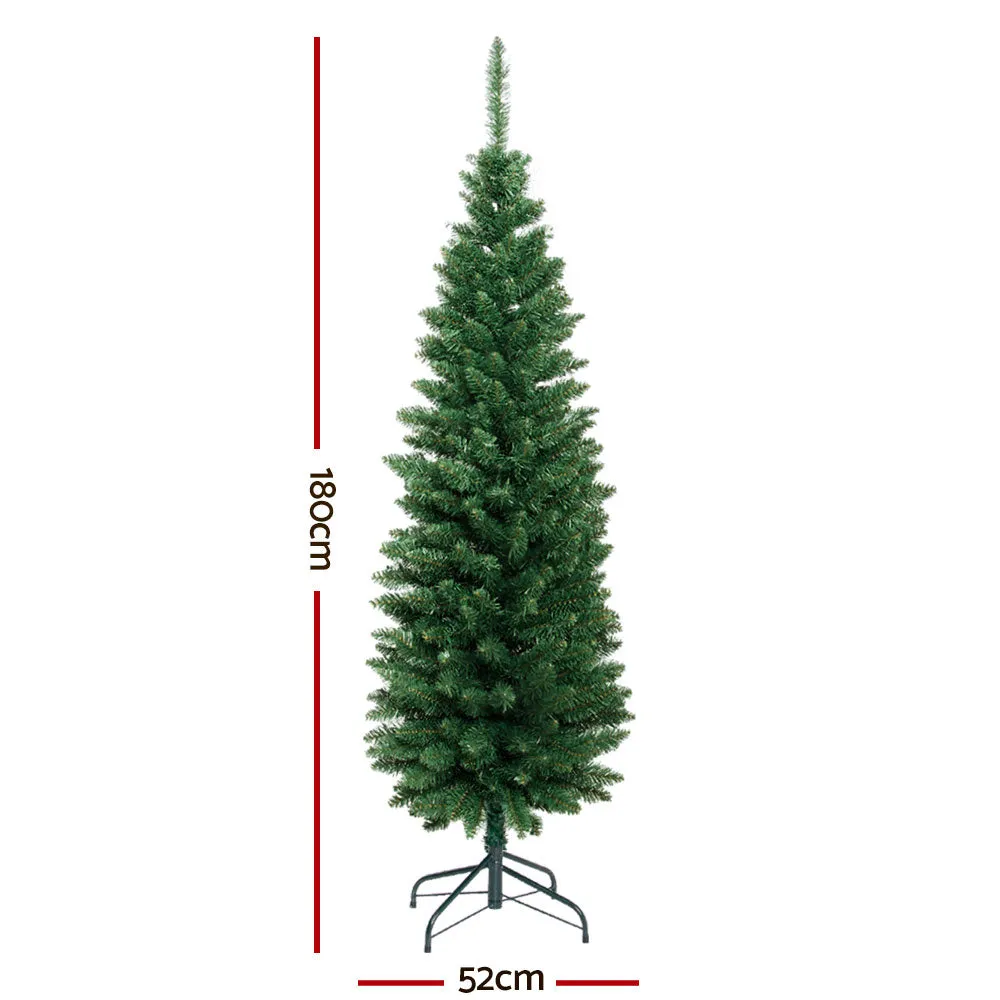 Jollys Christmas Tree 1.8M Xmas Trees Green Decorations 300 Tips