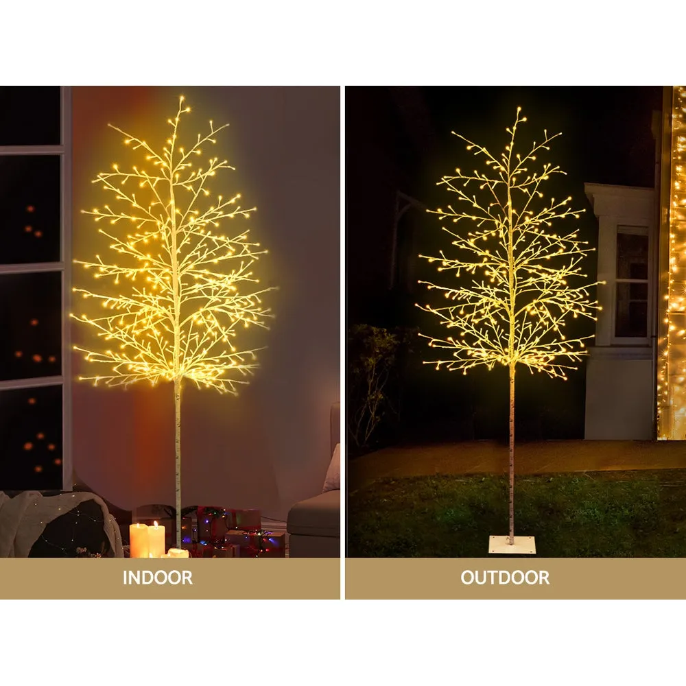 Jollys Christmas Tree 2.1M 480 LED Trees With Lights Warm White