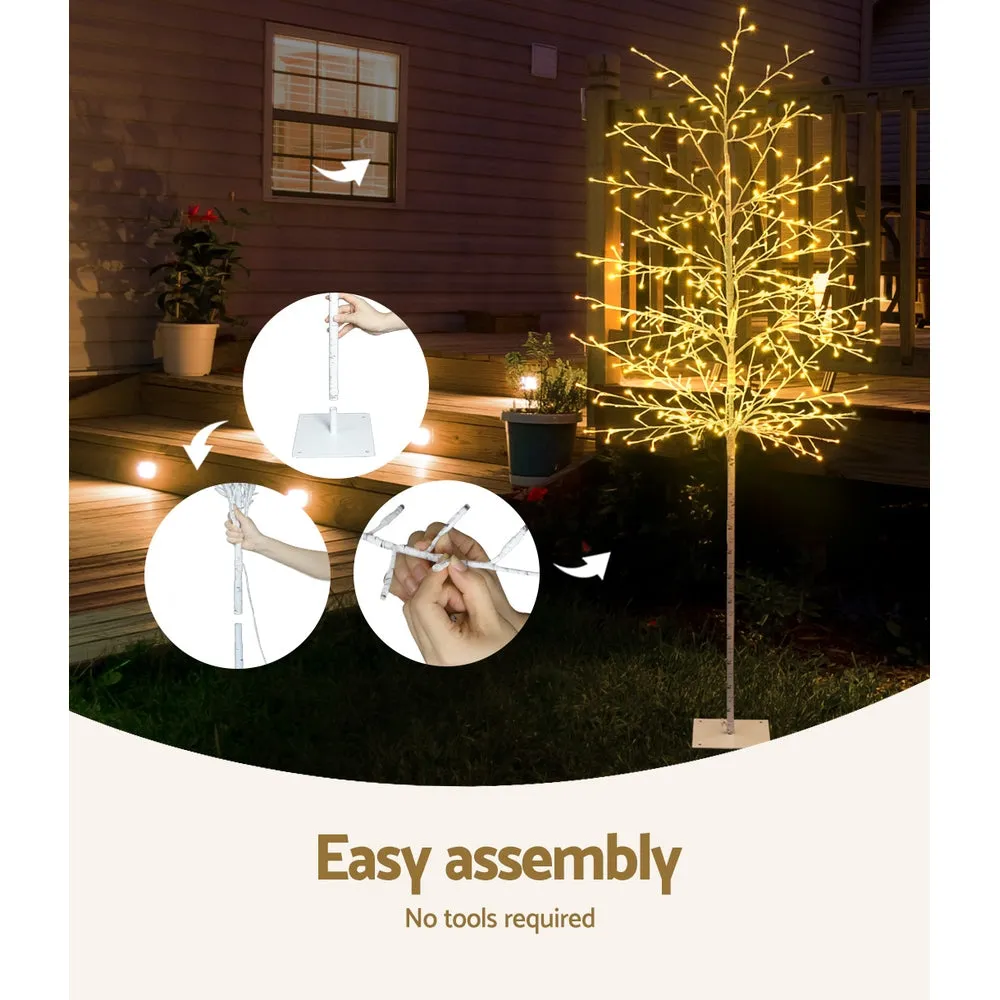 Jollys Christmas Tree 2.1M 480 LED Trees With Lights Warm White